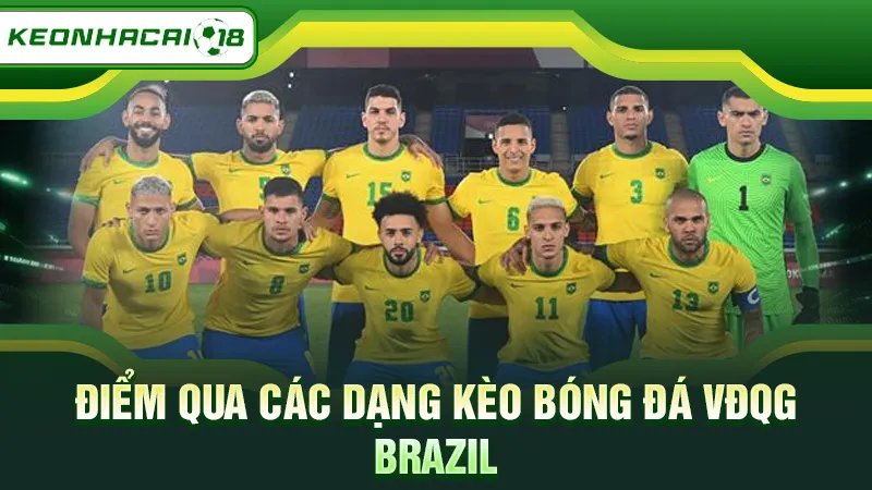 Điểm qua các dạng kèo bóng đá VĐQG Brazil