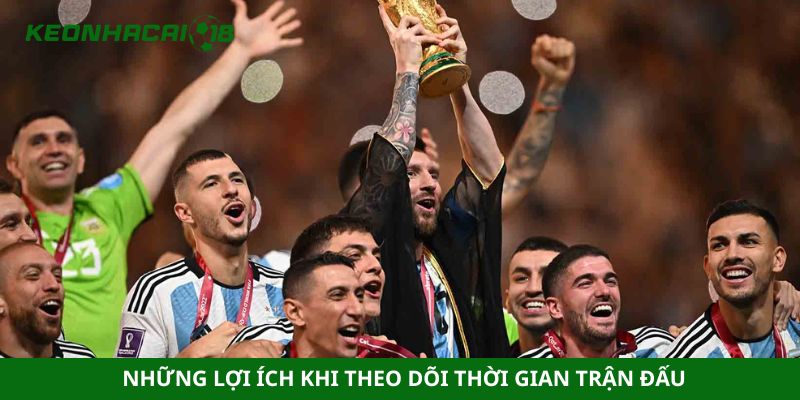 Những lợi ích khi theo dõi thời gian trận đấu